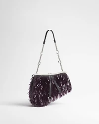 Small Saddle Night Bag with Chain