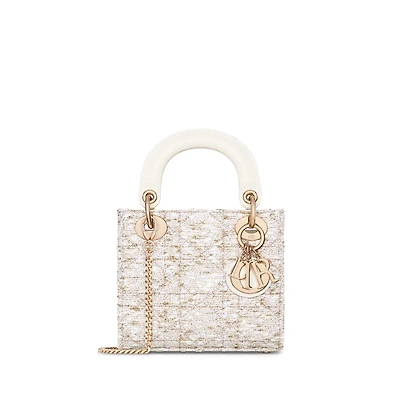 Dior Or Mini Lady Dior Bag