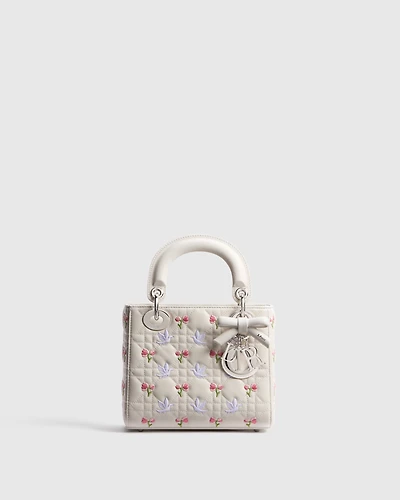 Dioramour Mini Lady Dior Bag with Chain