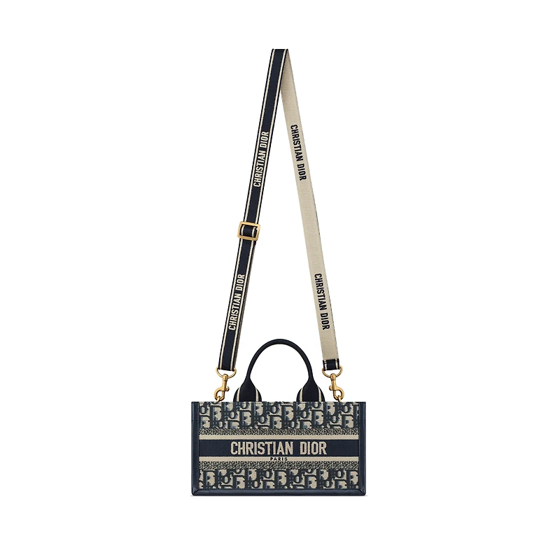 East-West Dior Book Tote with Strap