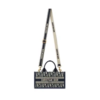 East-West Dior Book Tote with Strap