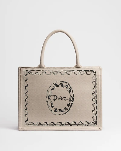 Dioriviera Medium Dior Book Tote with Strap