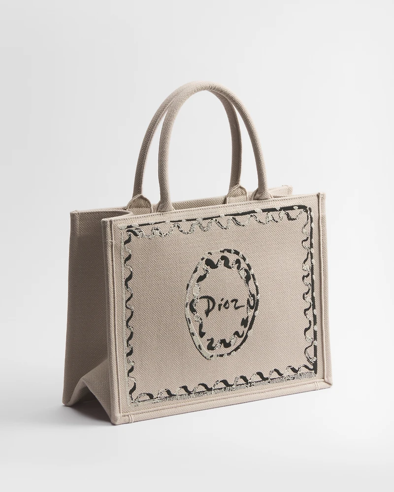Dioriviera Medium Dior Book Tote with Strap