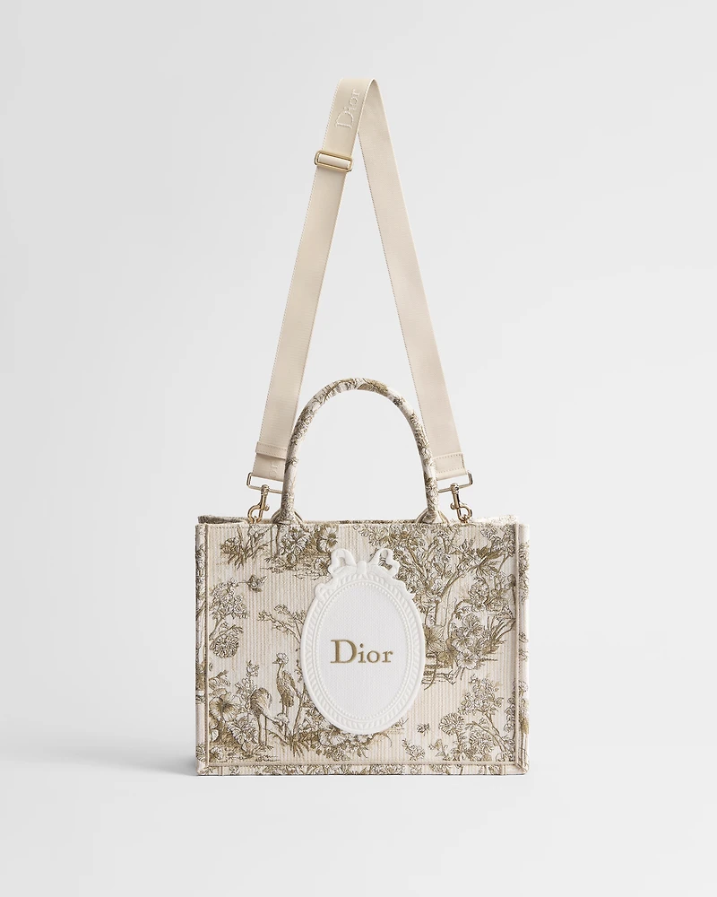 Dioriviera Medium Dior Book Tote with Strap