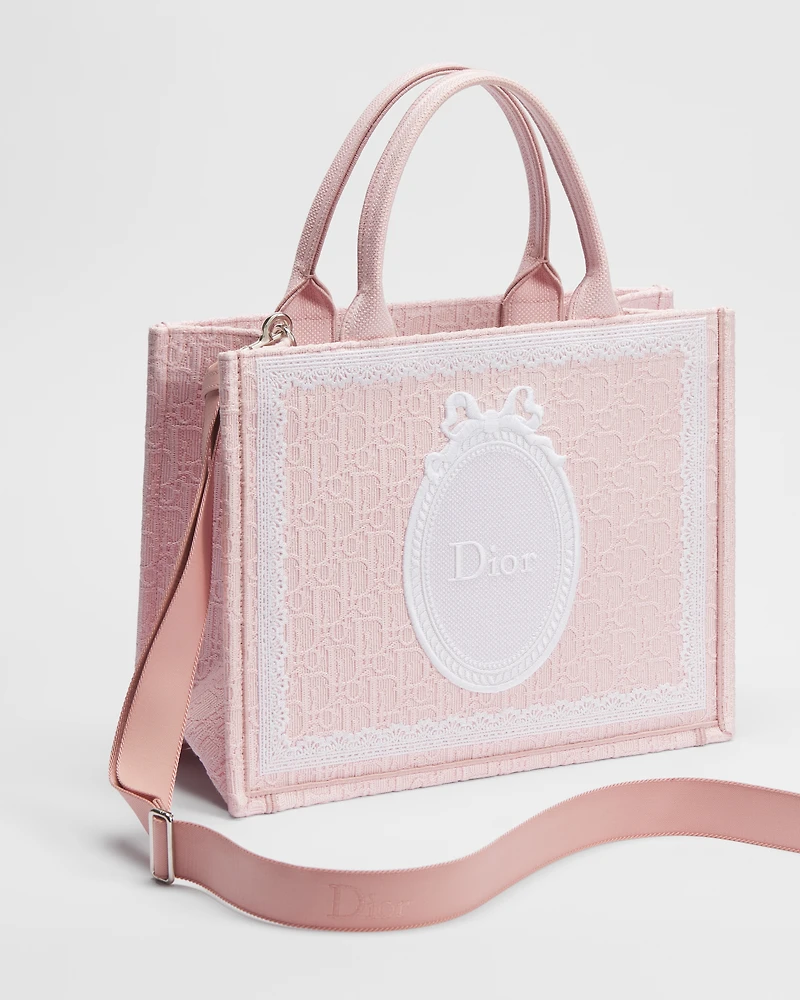 Dioramour Medium Dior Book Tote with Strap