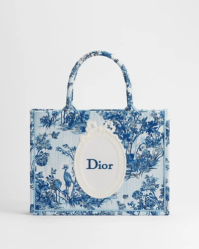 Dioriviera Medium Dior Book Tote with Strap