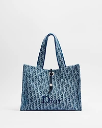 Dioriviera Medium Spongy Book Tote