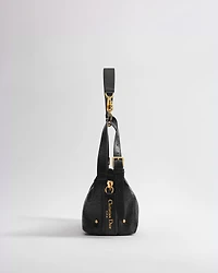 Small D-Journey Bag in Crinkled Calfskin
