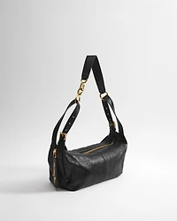 Small D-Journey Bag in Crinkled Calfskin