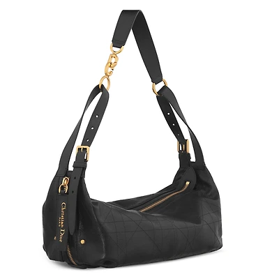 Medium D-Journey Bag in Shiny Goatskin