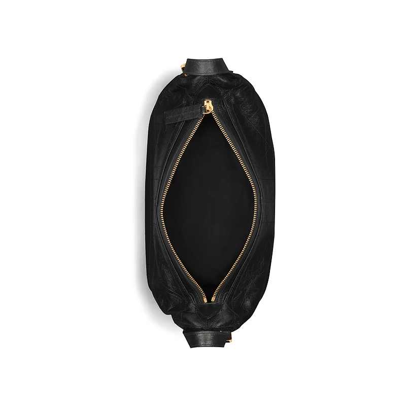 Medium D-Journey Bag in Crinkled Calfskin