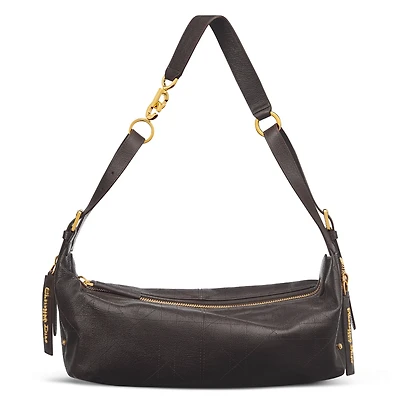 Medium D-Journey Bag in Shiny Grained Calfskin