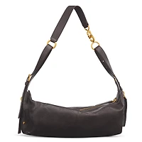 Medium D-Journey Bag in Shiny Grained Calfskin