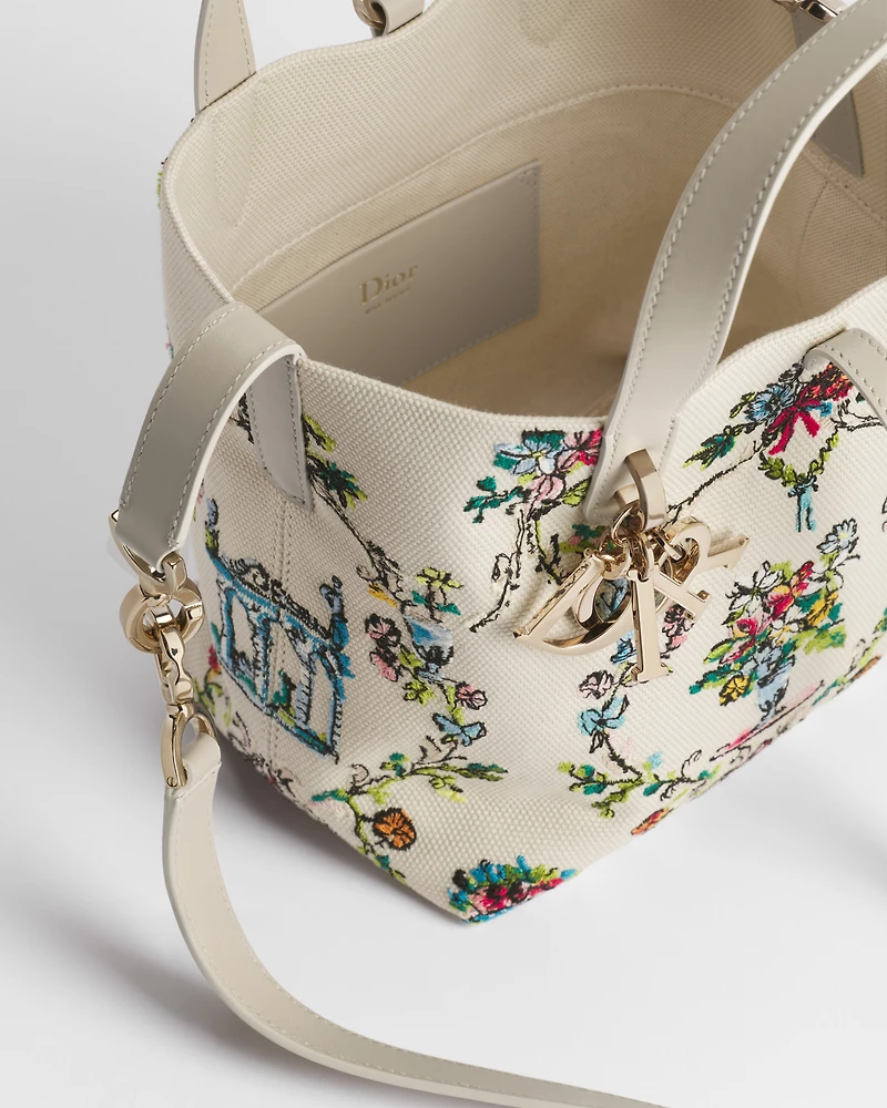 Dioriviera Small Dior Toujours Vertical Tote Bag