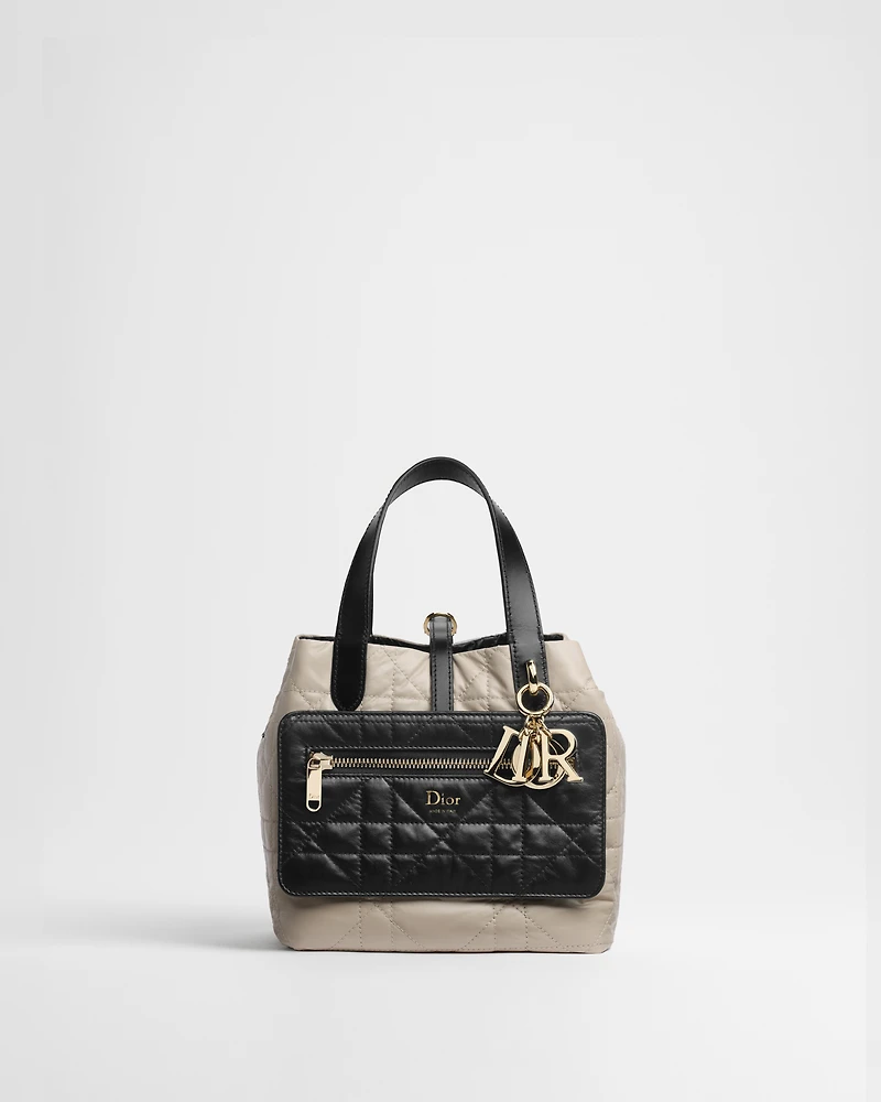 Small Dior Toujours Reversible Vertical Tote Bag