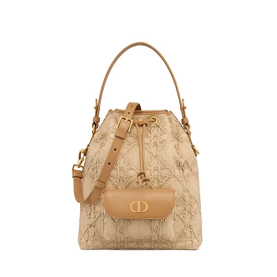 Small Dior Caro Bucket Bag