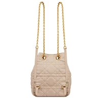 Medium Dior Caro Multicarry Backpack with Chain