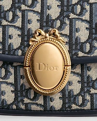 Small Dior Médaillon Flap Bag with Chain