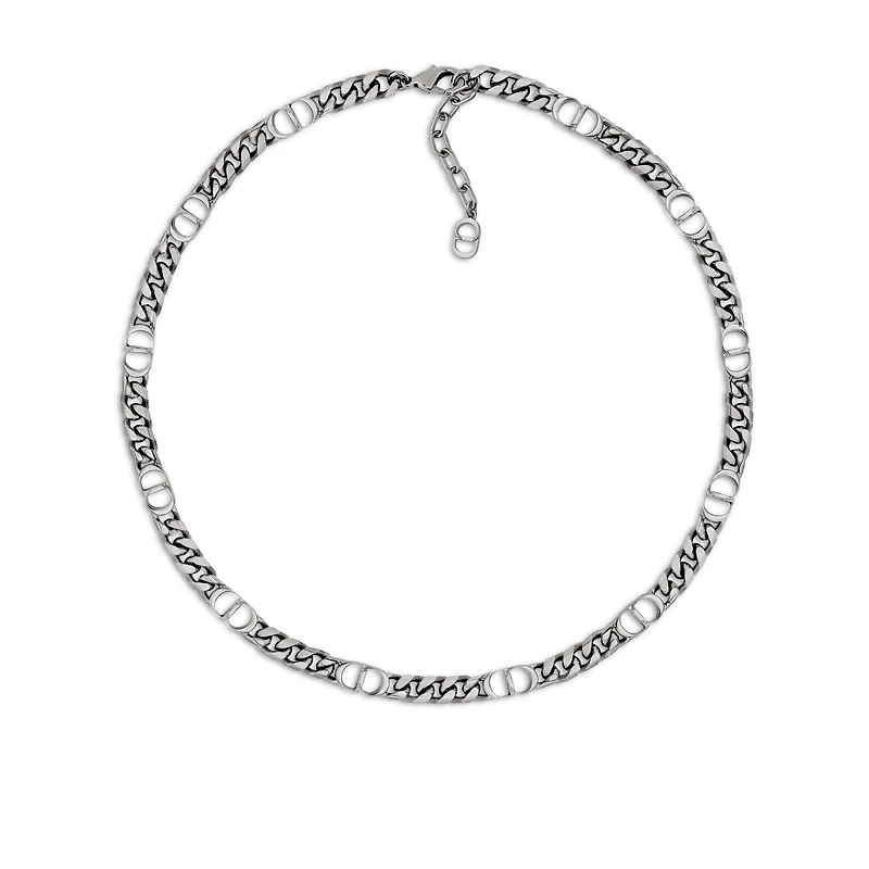 CD Icon Thin Chain Link Necklace