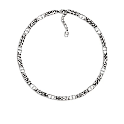 CD Icon Thin Chain Link Necklace