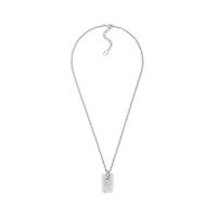 Dior Oblique Plate Pendant Necklace