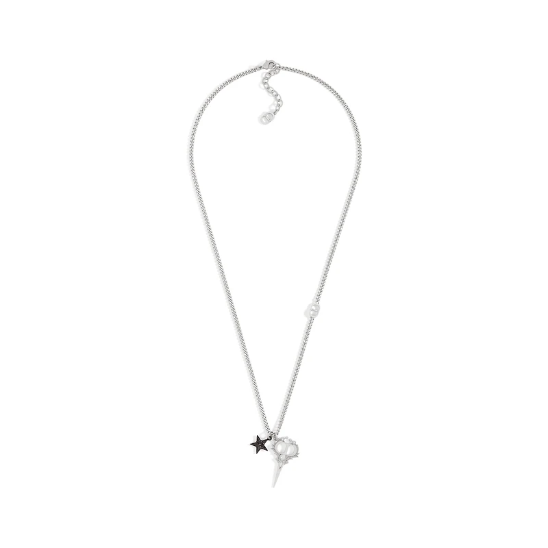 Dior Black Star Pendant Necklace