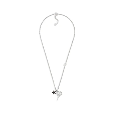 Dior Black Star Pendant Necklace