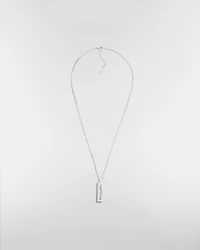Christian Dior Couture Cut Plate Pendant Necklace