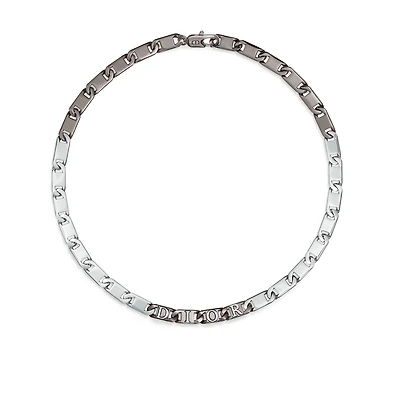 Dior Contrast Chain Link Necklace