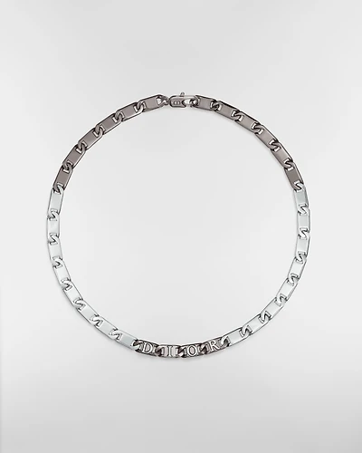 Dior Contrast Chain Link Necklace
