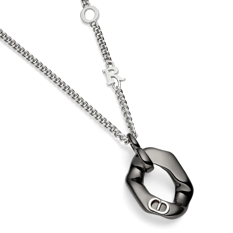 Dior Contrast Pendant Necklace