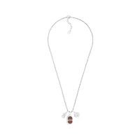 Knock on Wood Pendant Necklace