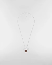 Knock on Wood Pendant Necklace