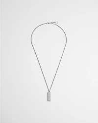 Dior Guilloché Plate Pendant Necklace
