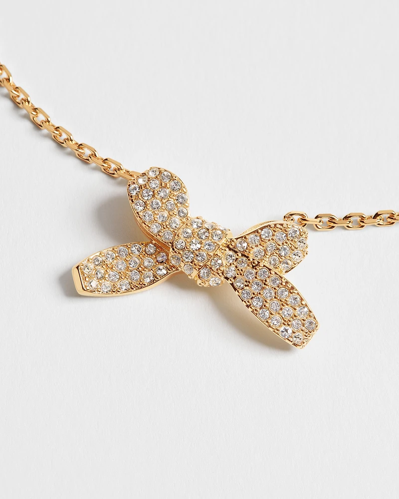 Delicate Bow Necklace