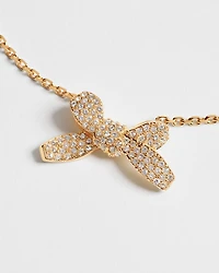 Delicate Bow Necklace