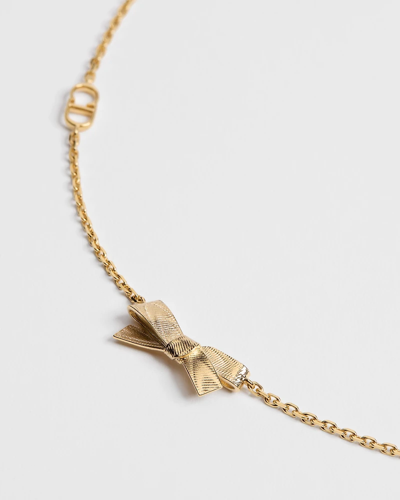 CD Bow Necklace