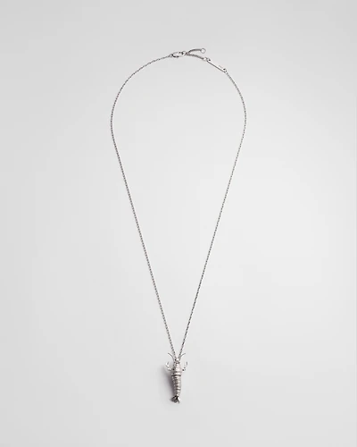 Couture Charms Crawfish Pendant Necklace