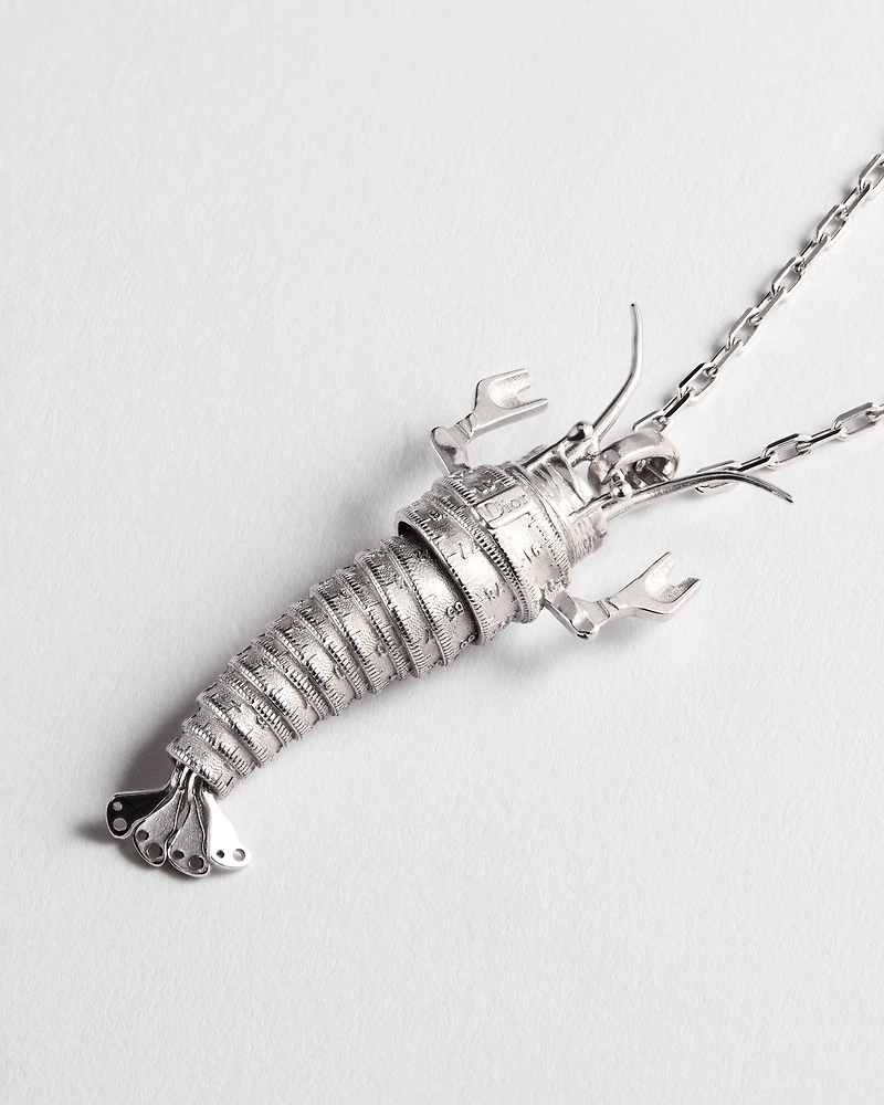 Couture Charms Crawfish Pendant Necklace
