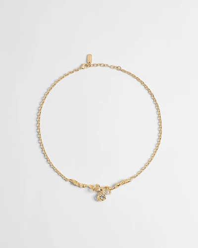 Dior Twisted Bow Necklace