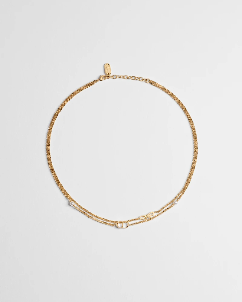 CD Mini Bow Necklace