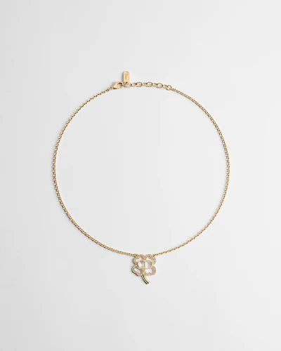 CD Shiny Clover Necklace