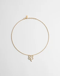 CD Shiny Clover Necklace