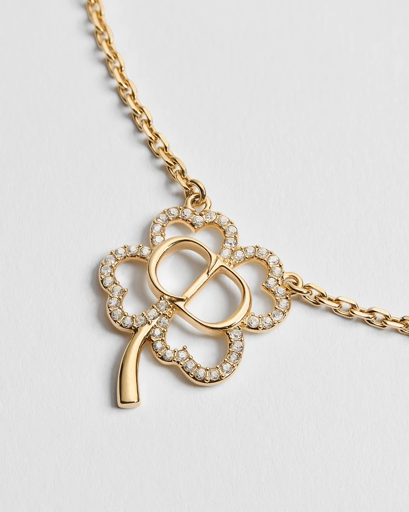 CD Shiny Clover Necklace
