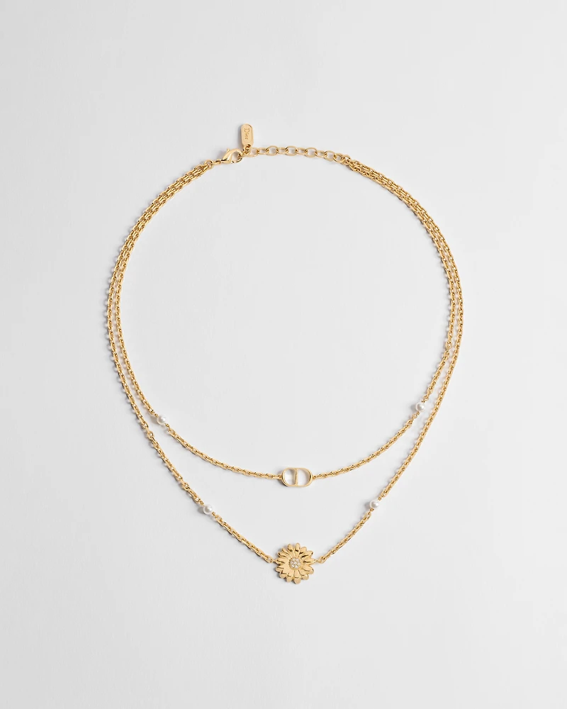 CD Multi Flowers Necklace