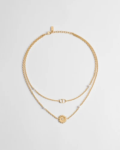 CD Multi Flowers Necklace