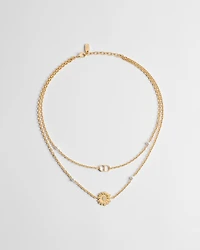 CD Multi Flowers Necklace
