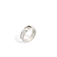 Crystals and CD Icon Ring