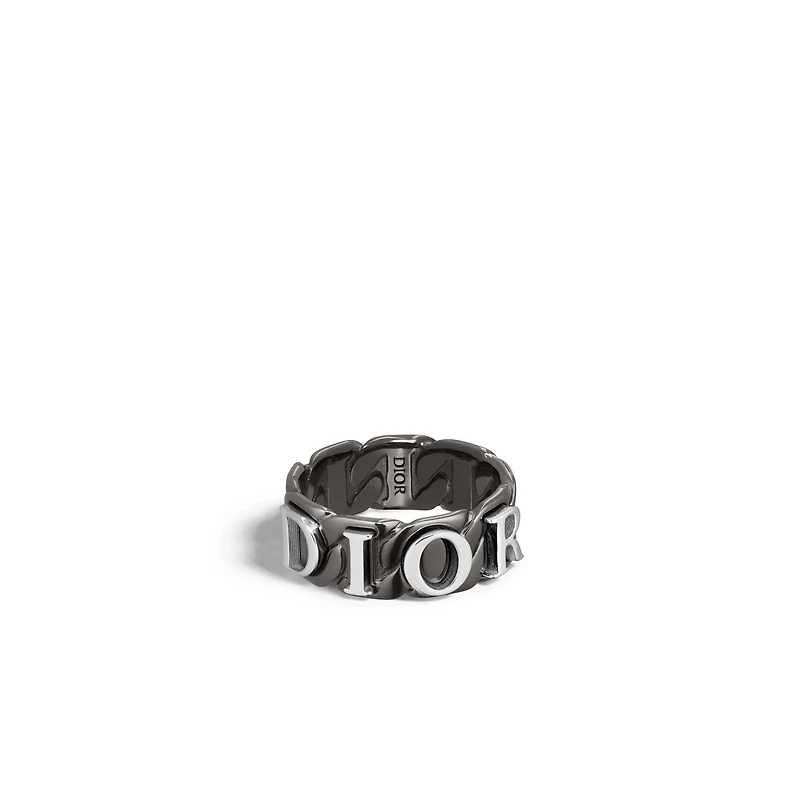 Dior Contrast Chain Link Ring