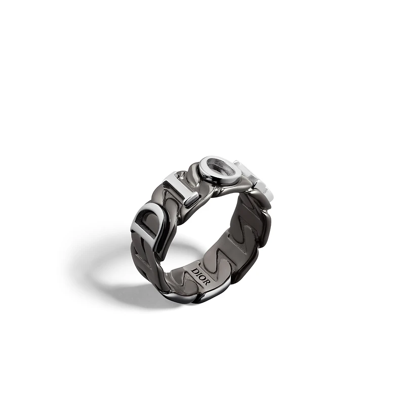 Dior Contrast Chain Link Ring
